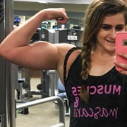 Teen muscle girl Wrestler Ashley